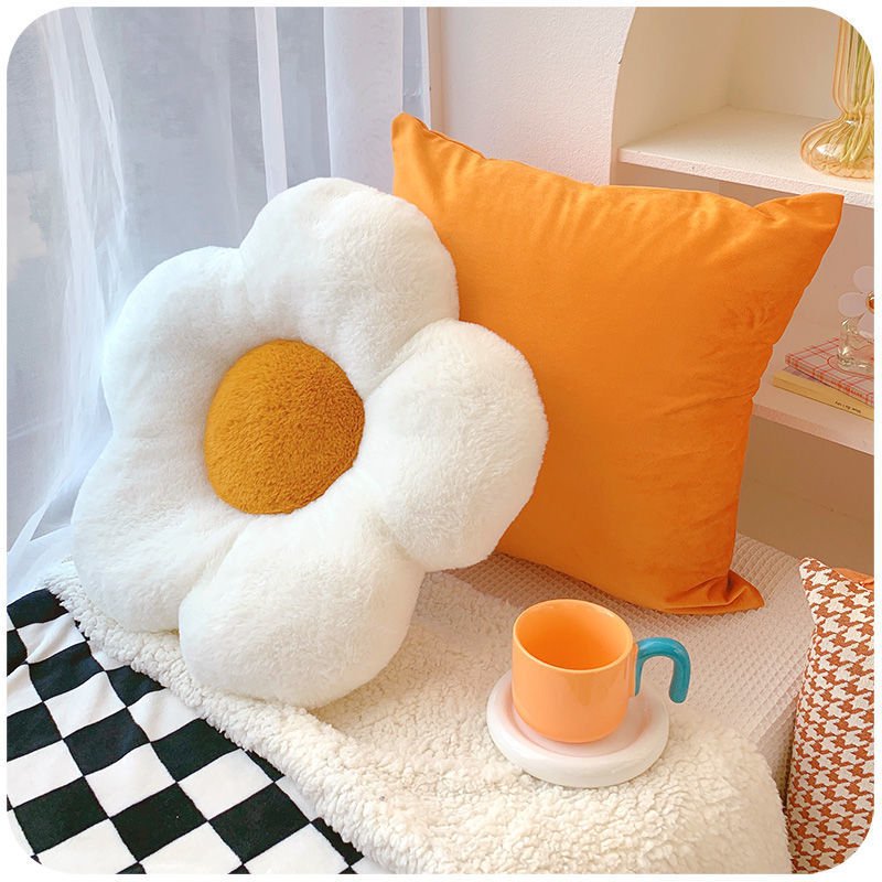 해바라기 모양 소파 등 쿠션