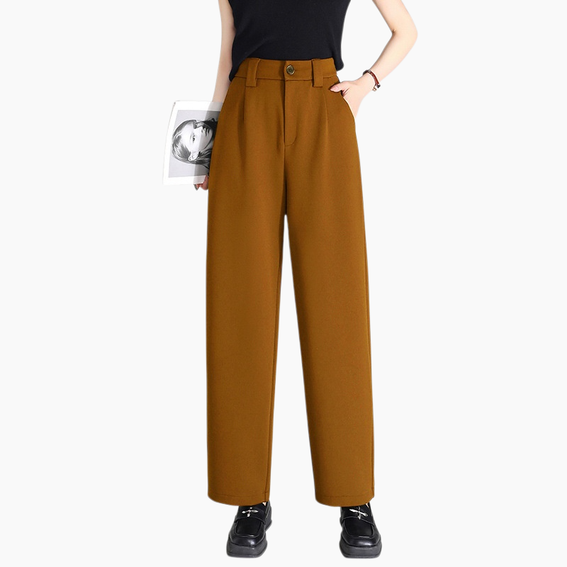 여름 슬랙스 무바지 밴딩 풍선 캐주얼 팬츠녀 무바지 와이드 슬림핏 팬츠