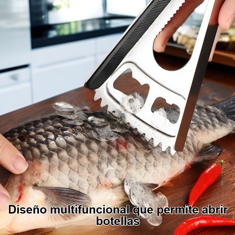 Abridor de botellas multifuncional de acero inoxidable
