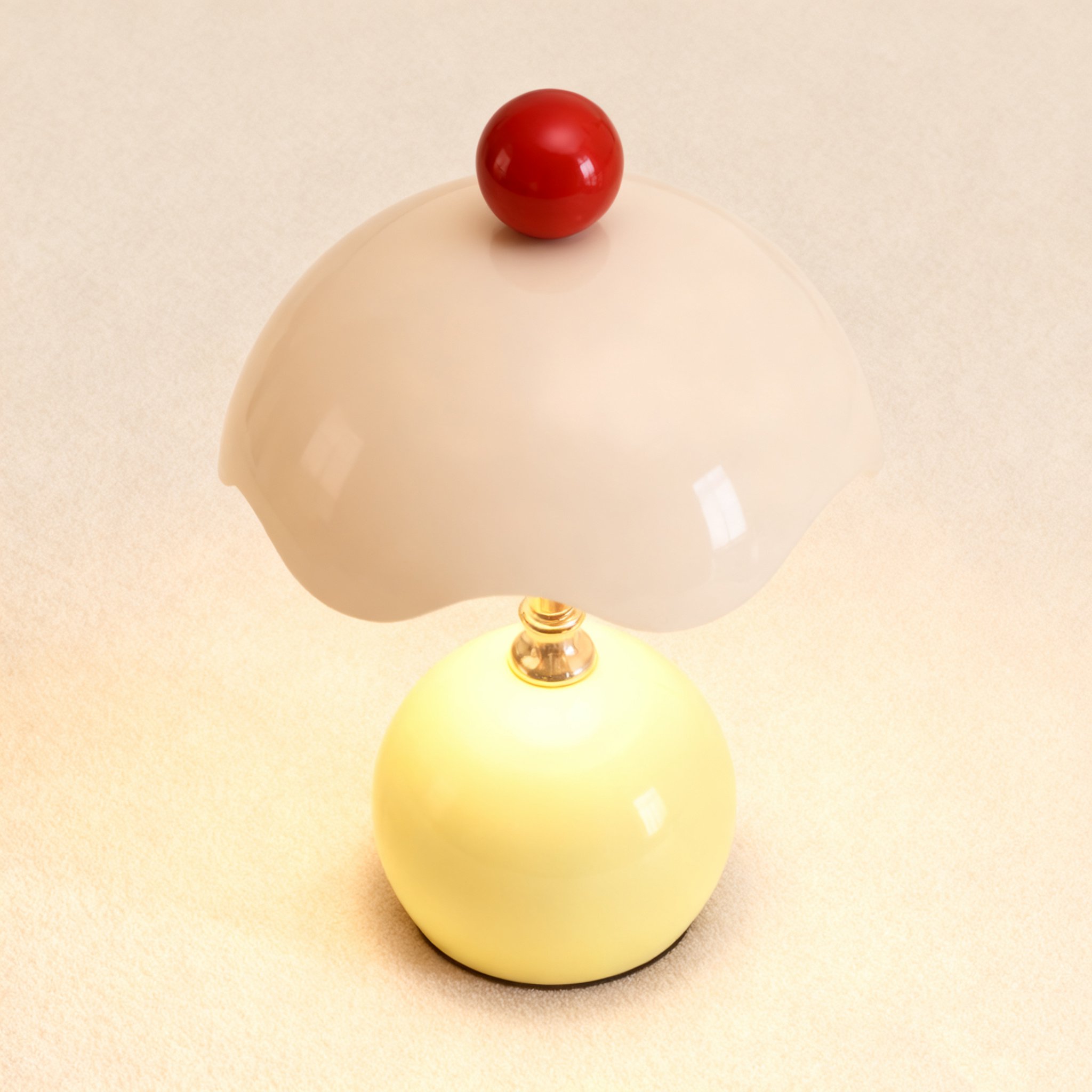  โคมไฟตั้งโต๊ะสไตล์ครีมมี่สำหรับห้องนอน