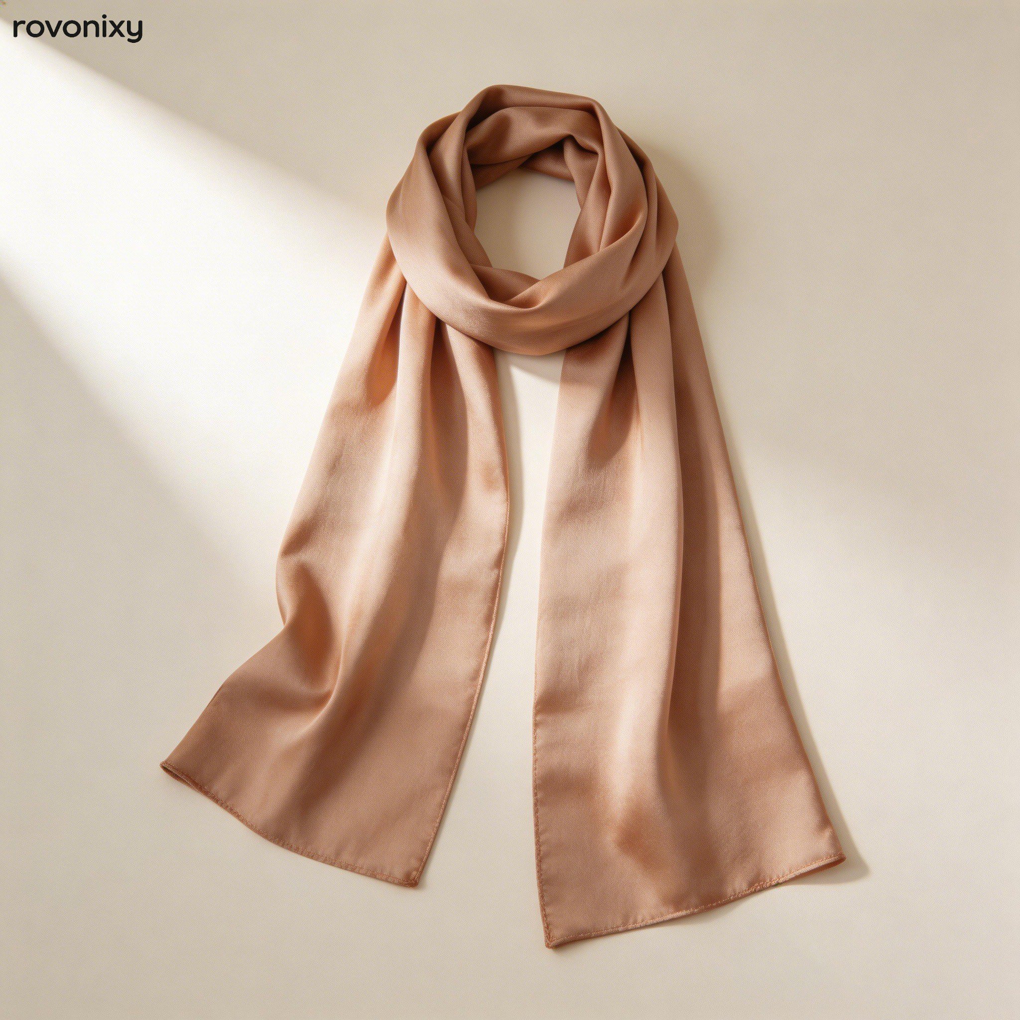 ผ้าพันคอผ้าไหมพรีเมี่ยม 5 ผืน