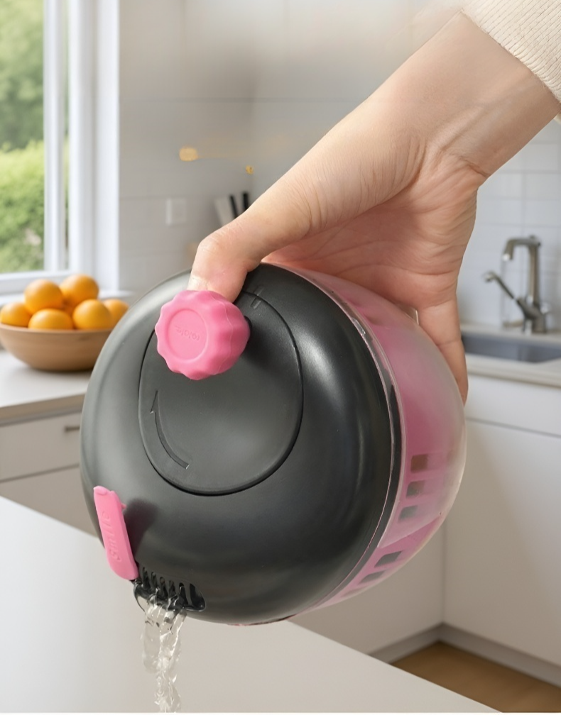 Nowoczesna wirówka do warzyw na blacie kuchennym