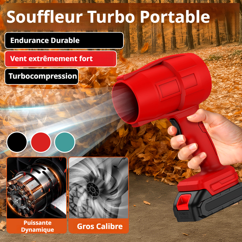 Powerful wireless hair dryer blower high power lithium storm rechargeable dust collector leaf blower