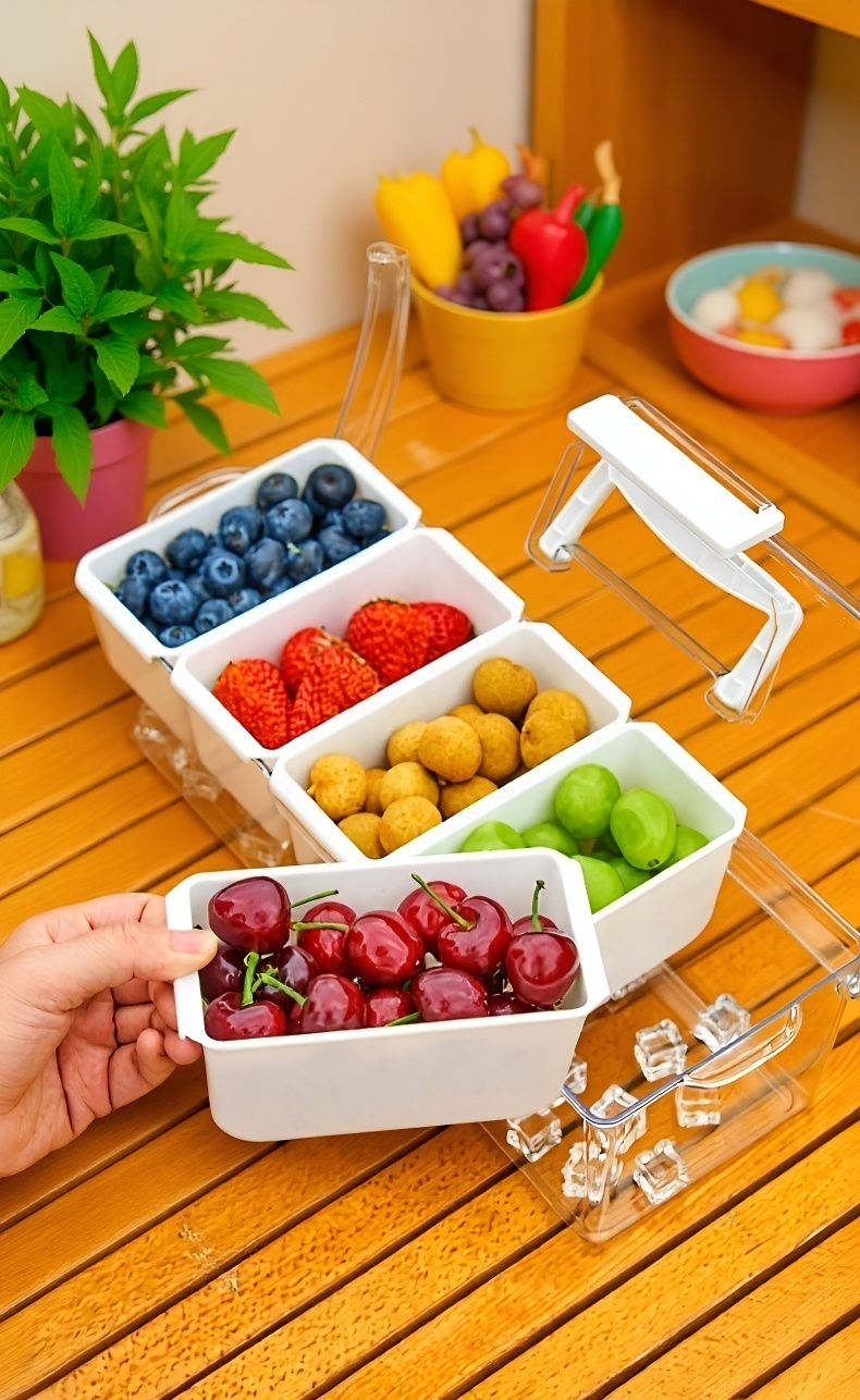 Contenedor compacto para comida fresca