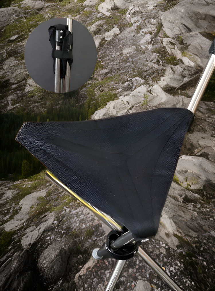 Przenośne kije trekkingowe w pokrowcu