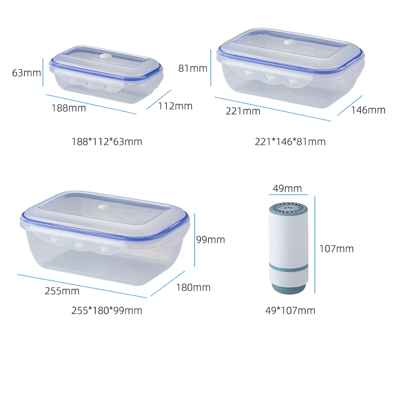 High-temperature resistant and anti-oxidation food storage container
