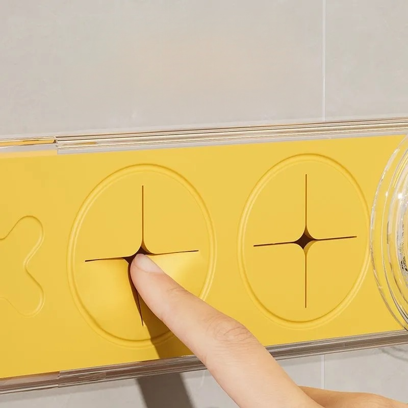 輕奢可伸縮聯排吸盤掛鉤