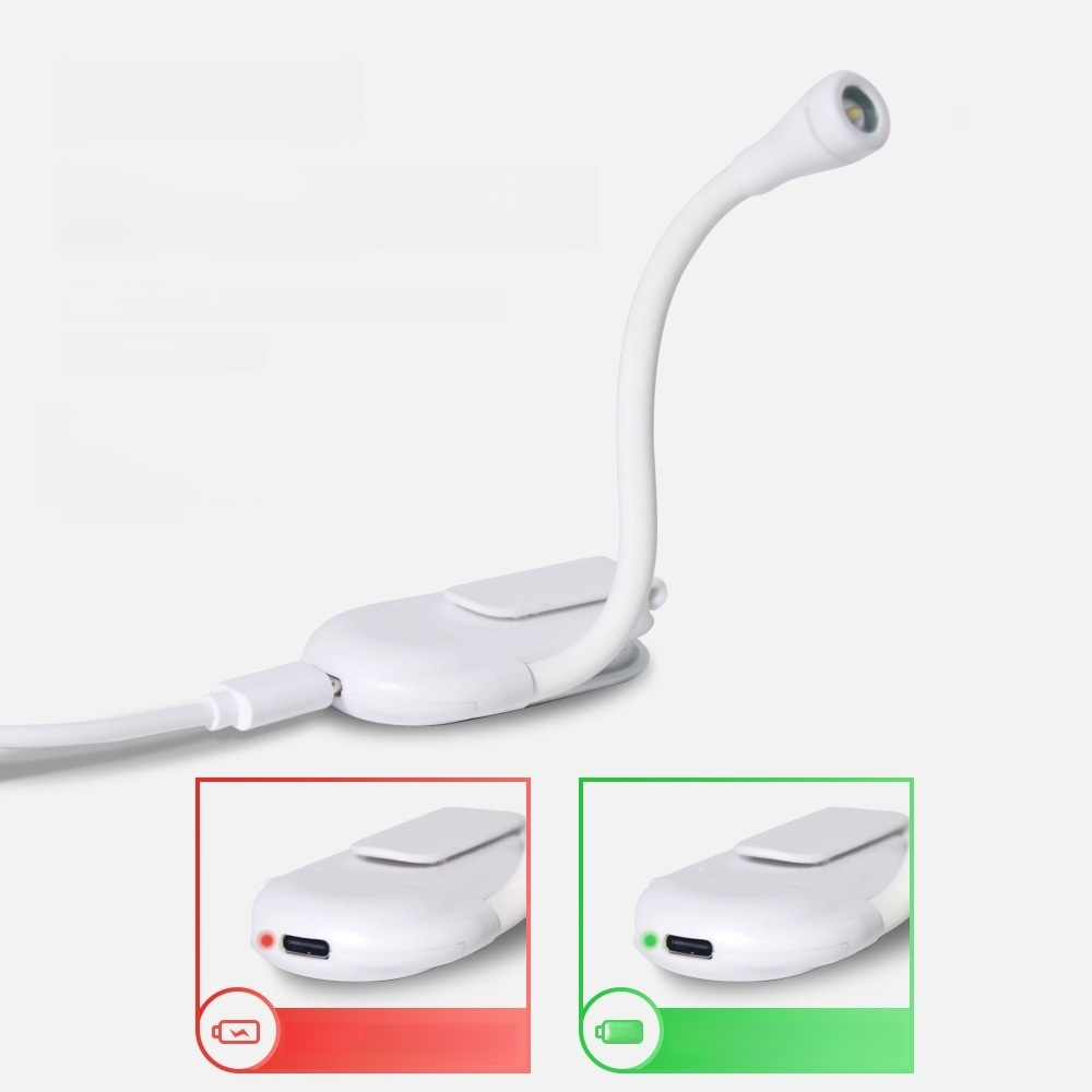 Portable clip-on reading light