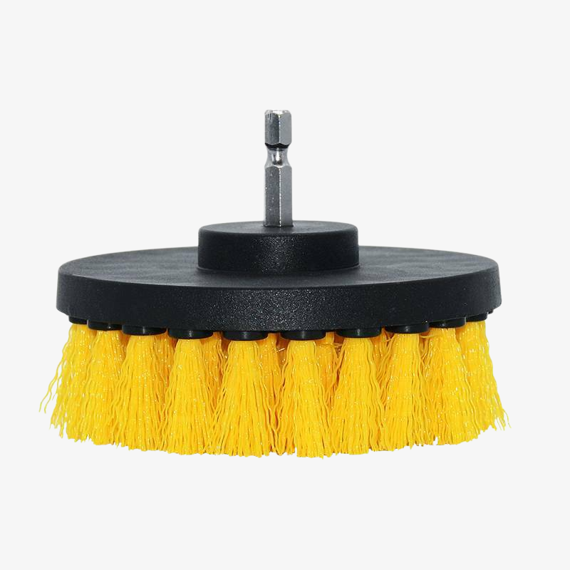 Multi-size brush attachments for detailed cleaning