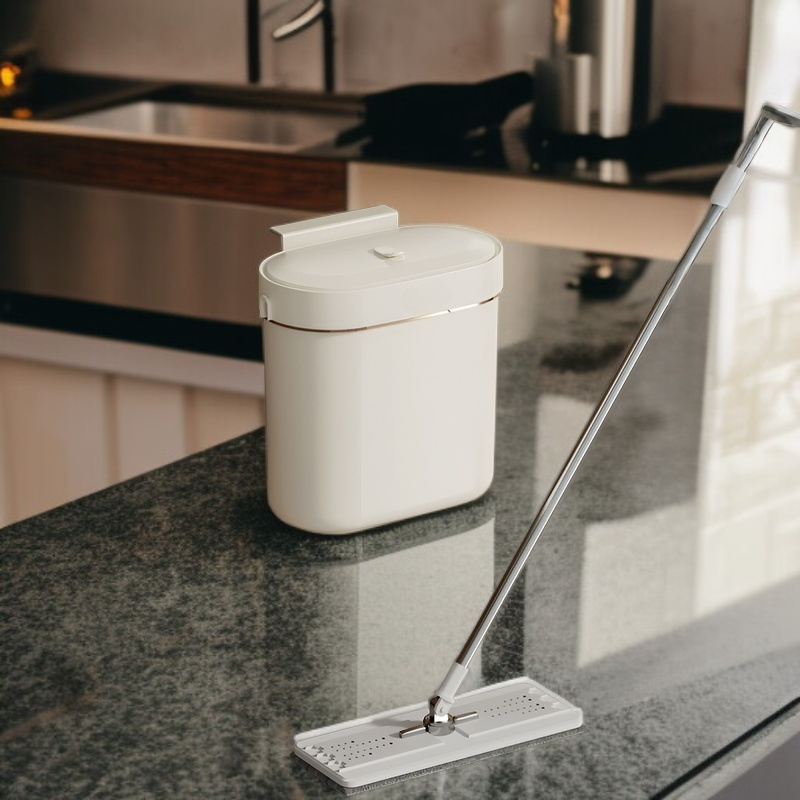 ゴミ箱壁掛けキッチンゴミ箱蓋とスリット付き家庭用ハイエンド収納バケツ