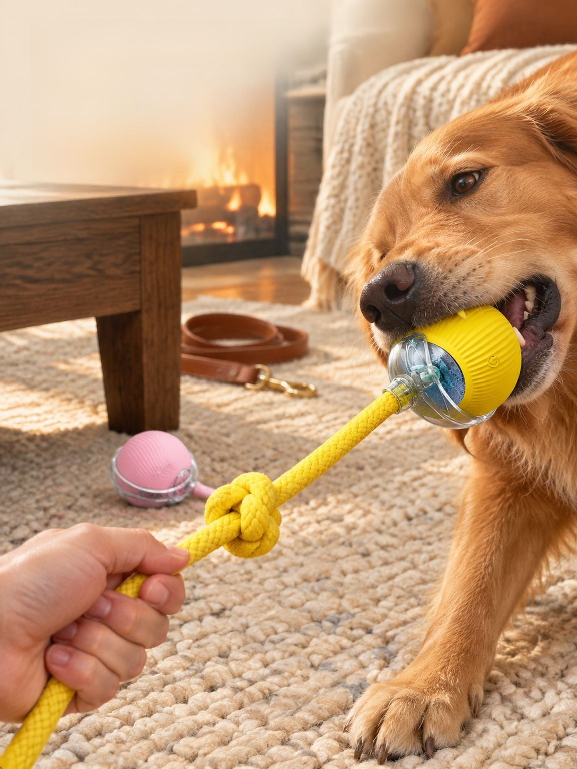 Eco-Friendly Interactive Pet Toy Ball