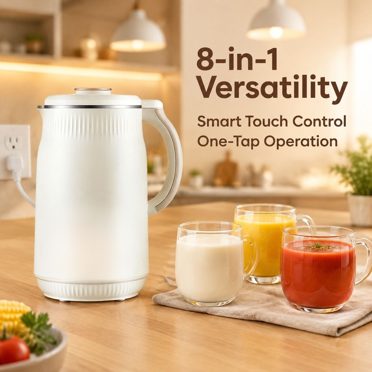 One-Touch No-Boil Soymilk Blender