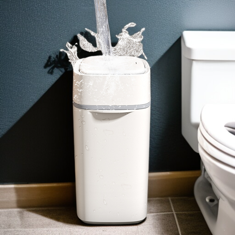 世帯のふたが付いている台所不用な大箱 ペーパー バスケット押しのタイプ浴室の不用な大箱