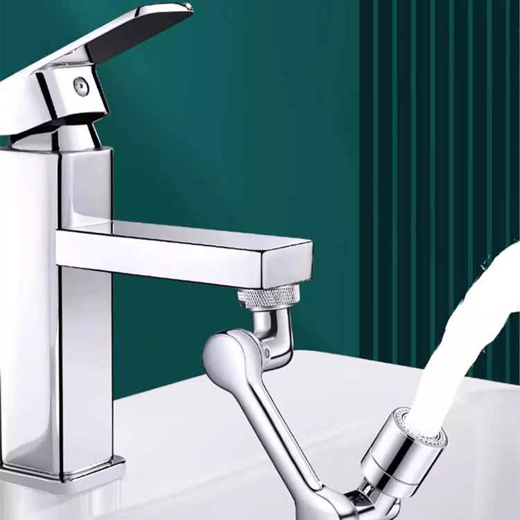 【Grifo multifuncional con brazo mecánico extensible y giratorio】Antisalpicaduras