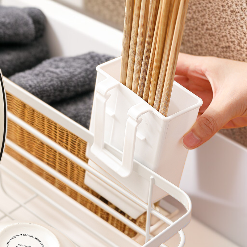 Multifunctional Refrigerator Side Door Knife, Fork & Chopsticks Organizer
