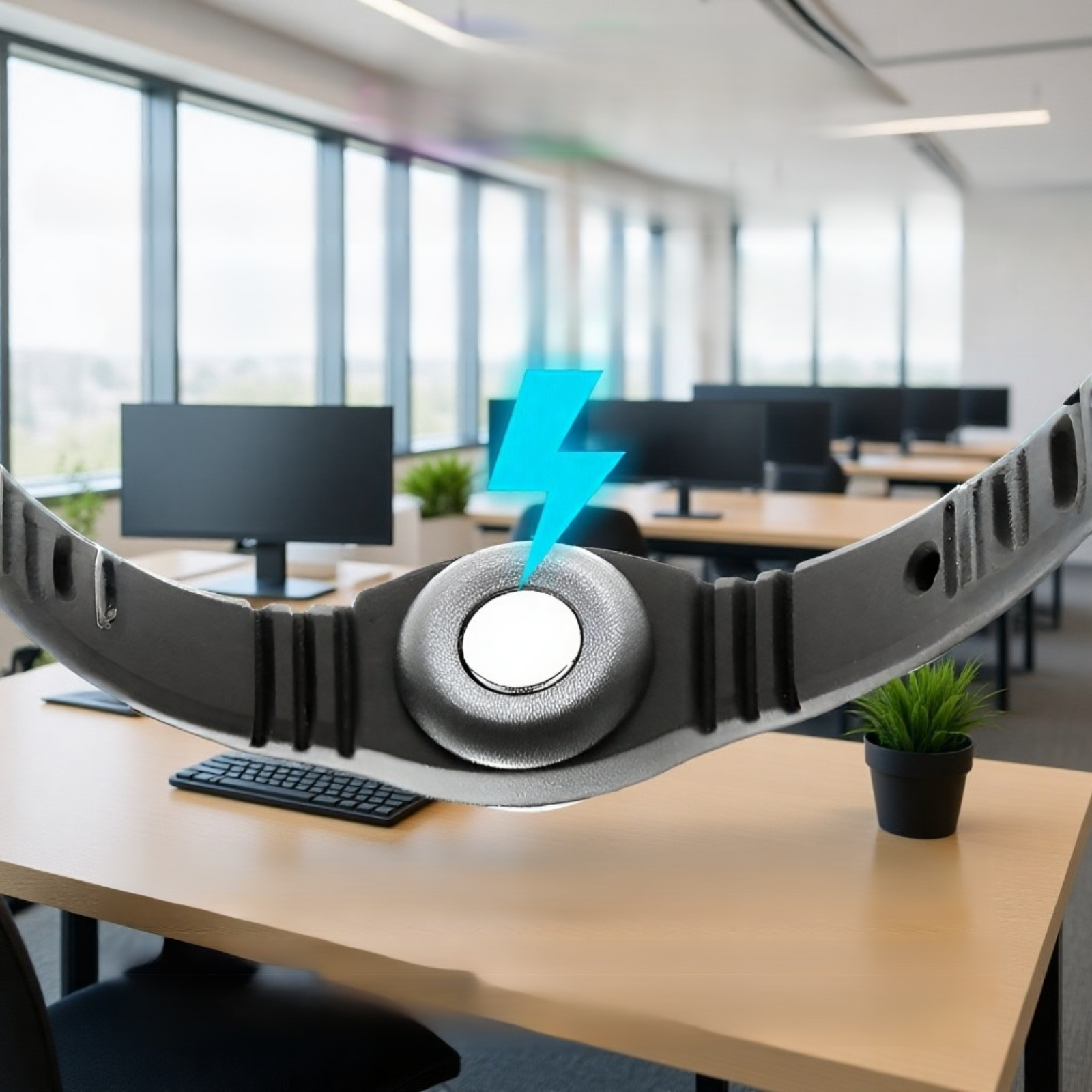 ة تصميم يشبه الساعة الذكية إزالة تلقائية مع تنبيه مضيء