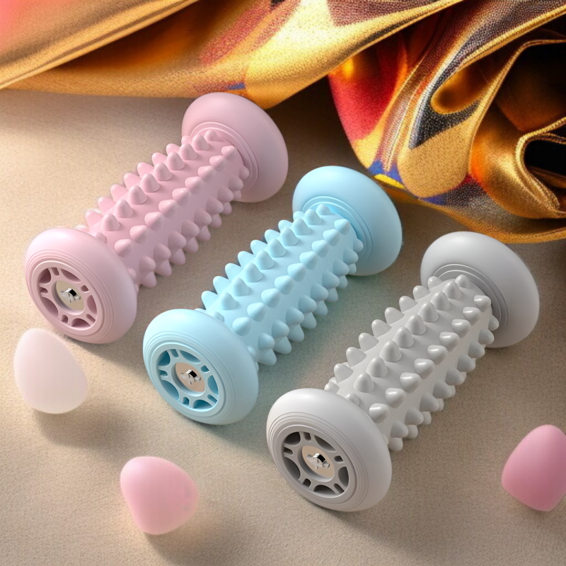 フットマッサージローラー ふくらはぎローラー チューブ 筋肉リラクゼーション ヨガ 足の減圧 ホームフィットネス フットローラー