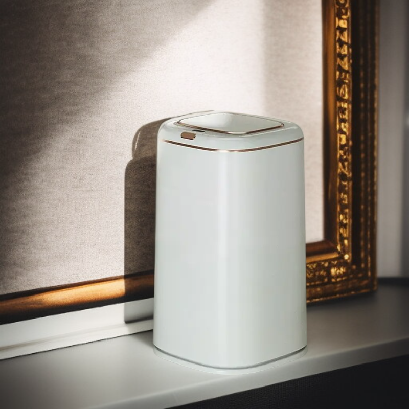 Smart Sensor Large Capacity Waterproof Trash Bin, Electric Bin for Kitchen and Bathroom