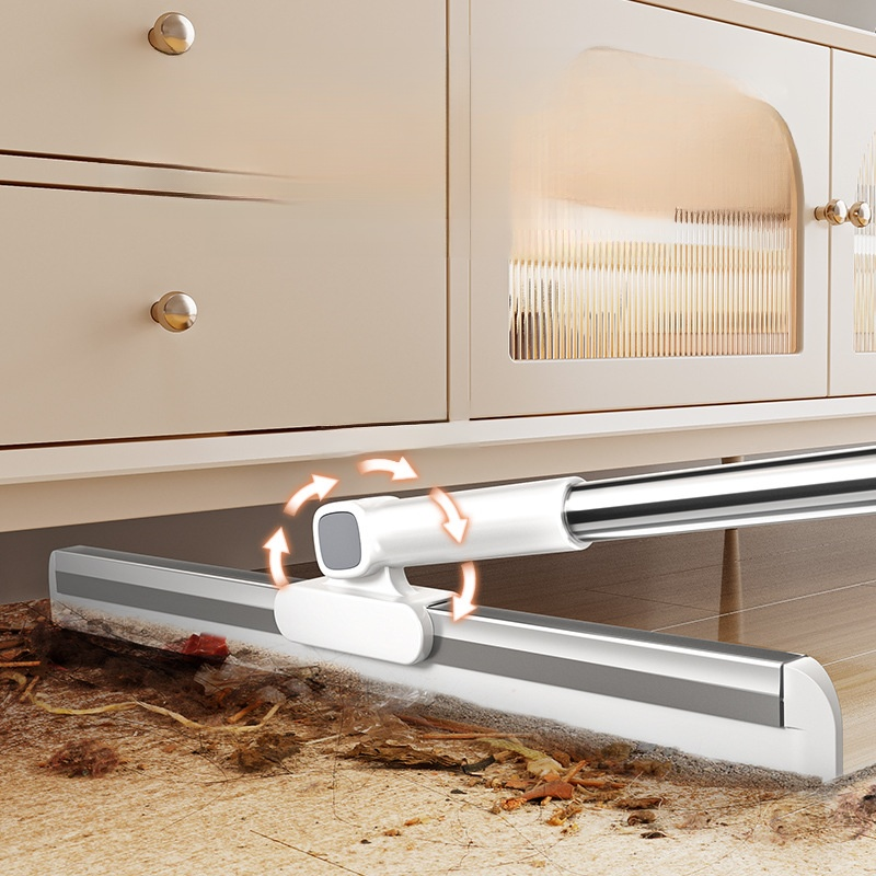 가정용 실리콘 탈부착 매직 빗자루 바닥 스크래치 화장실 빗자루 플라스틱 빗자루