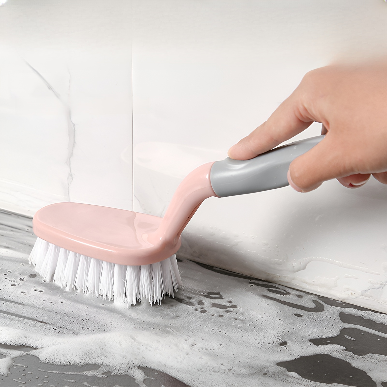 床ブラシ トイレ トイレ 多機能 除染 掃除 ブラシ 浴室 タイル 壁 浴槽 死角なし 床ブラシ