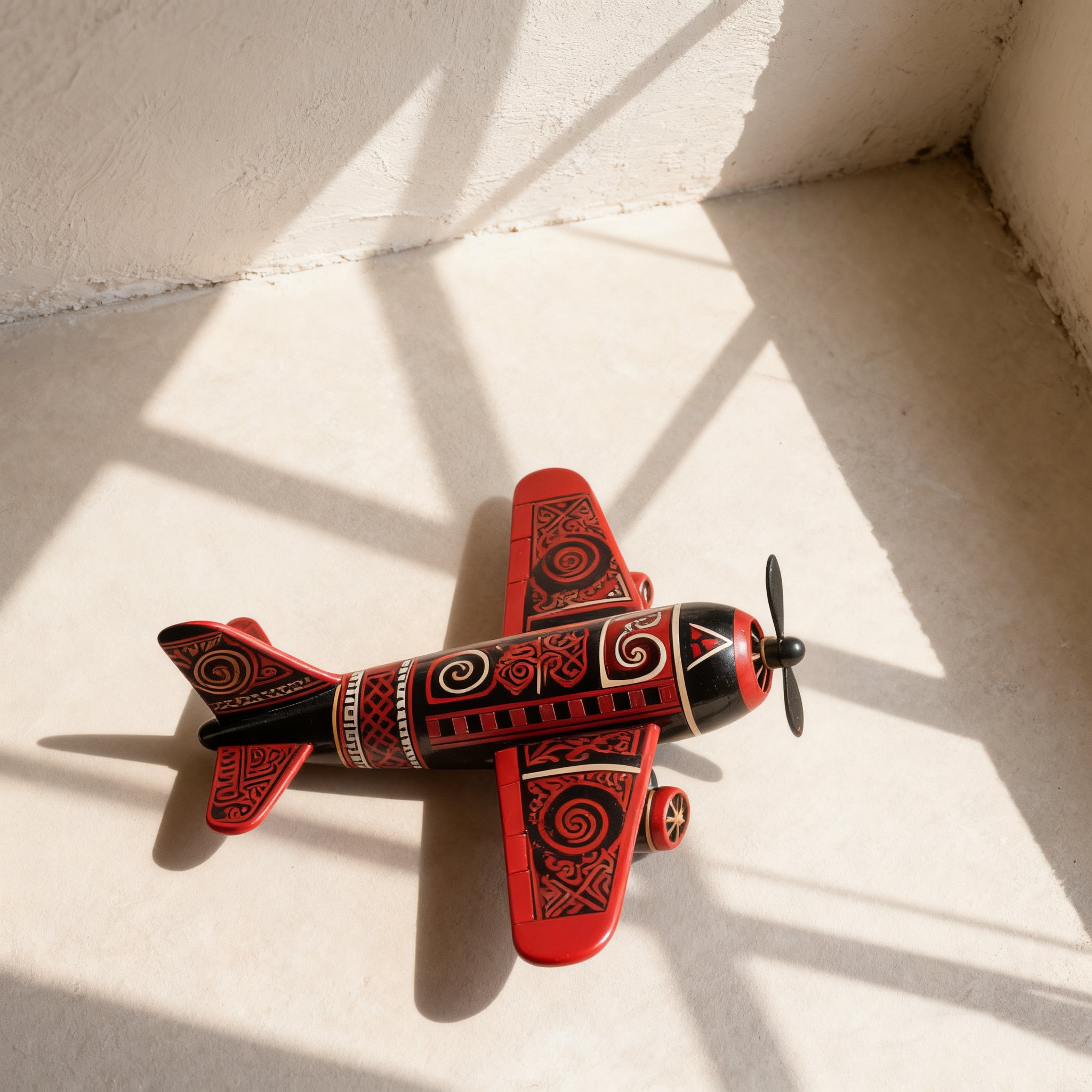 ของเล่นงานฝีมือเครื่องบินไม้ DIY