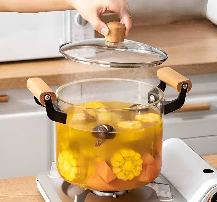 耐熱玻璃蒸煮鍋
