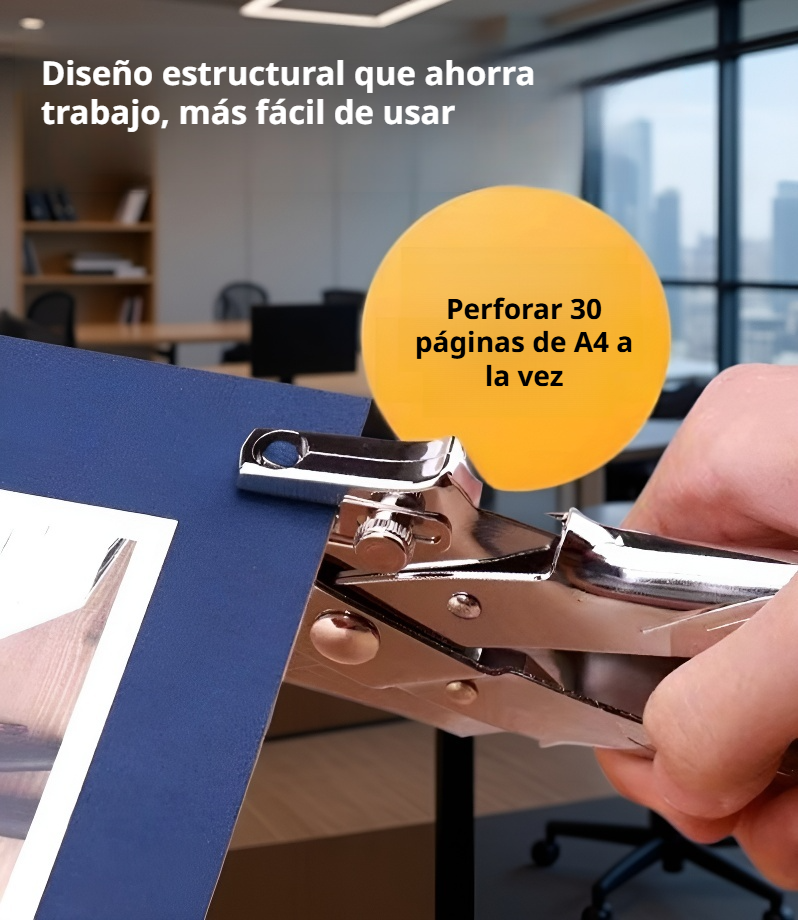 Perforadora y colocadora de ojales profesional