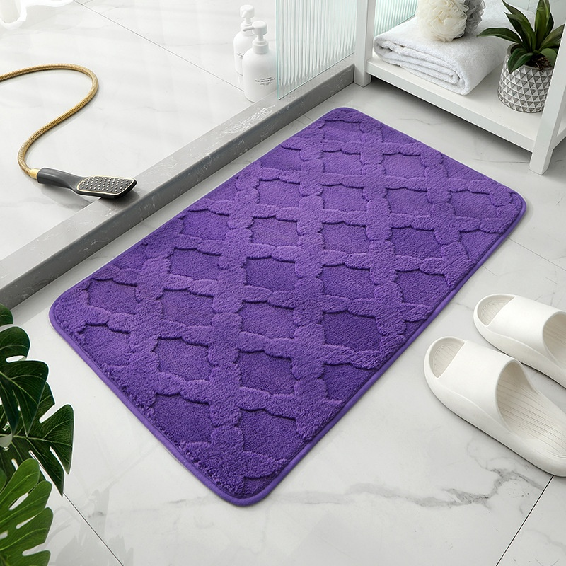 Imitation Cashmere Non-Slip Doorway and Bathroom Floor Mat