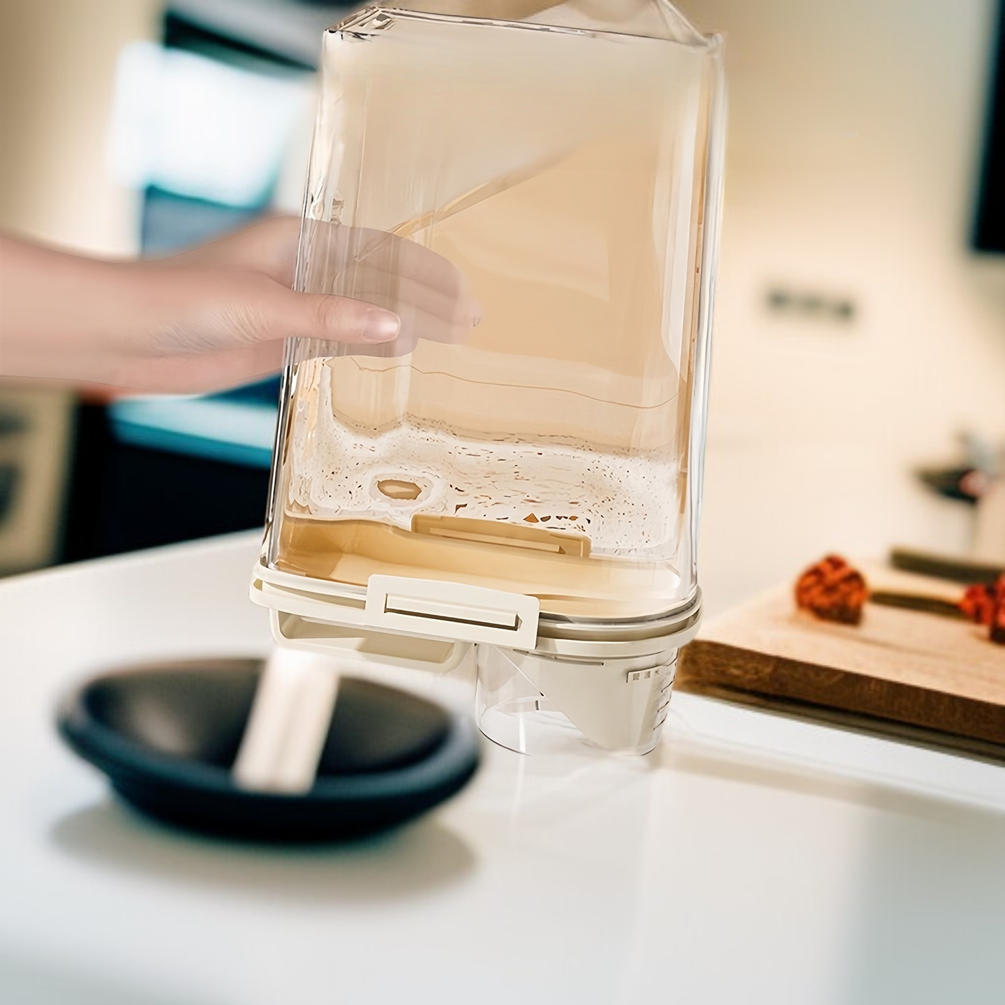 Pojemnik na ryż do użytku domowego