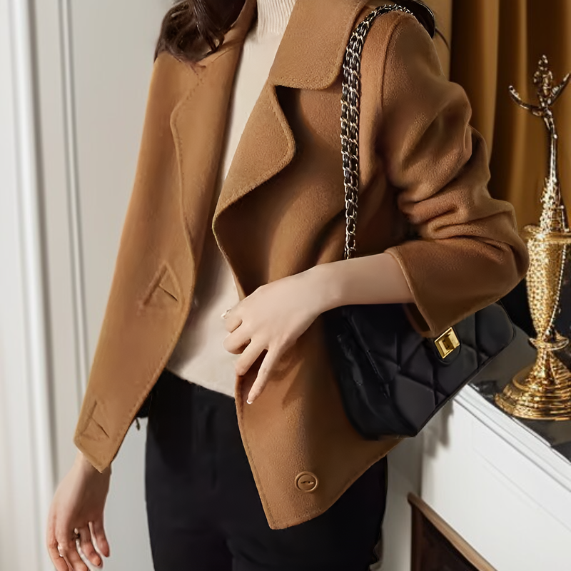 女性用プチショート両面コート