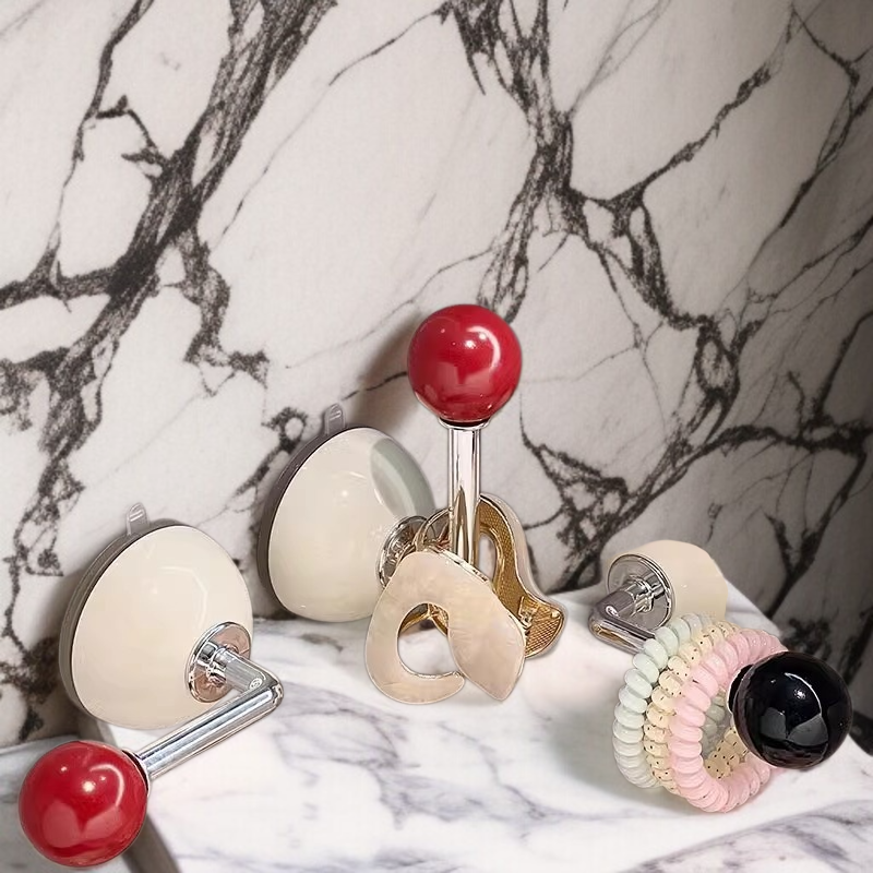 욕실 머리장식 수납 빨판 후크