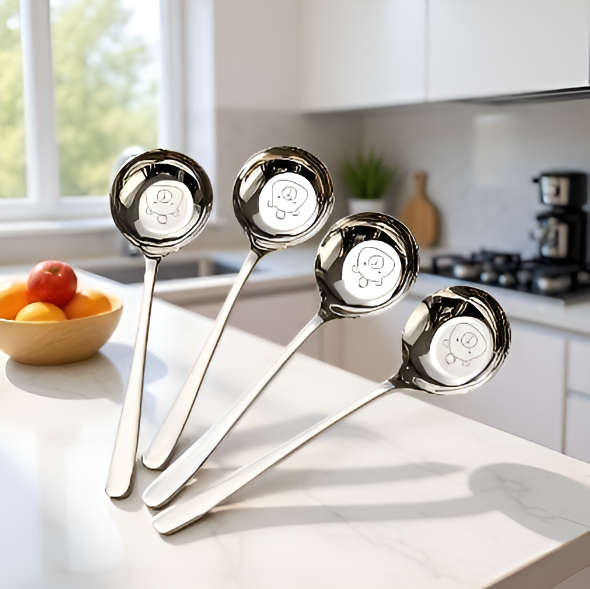 Cuchara profesional para restaurantes cabeza redonda