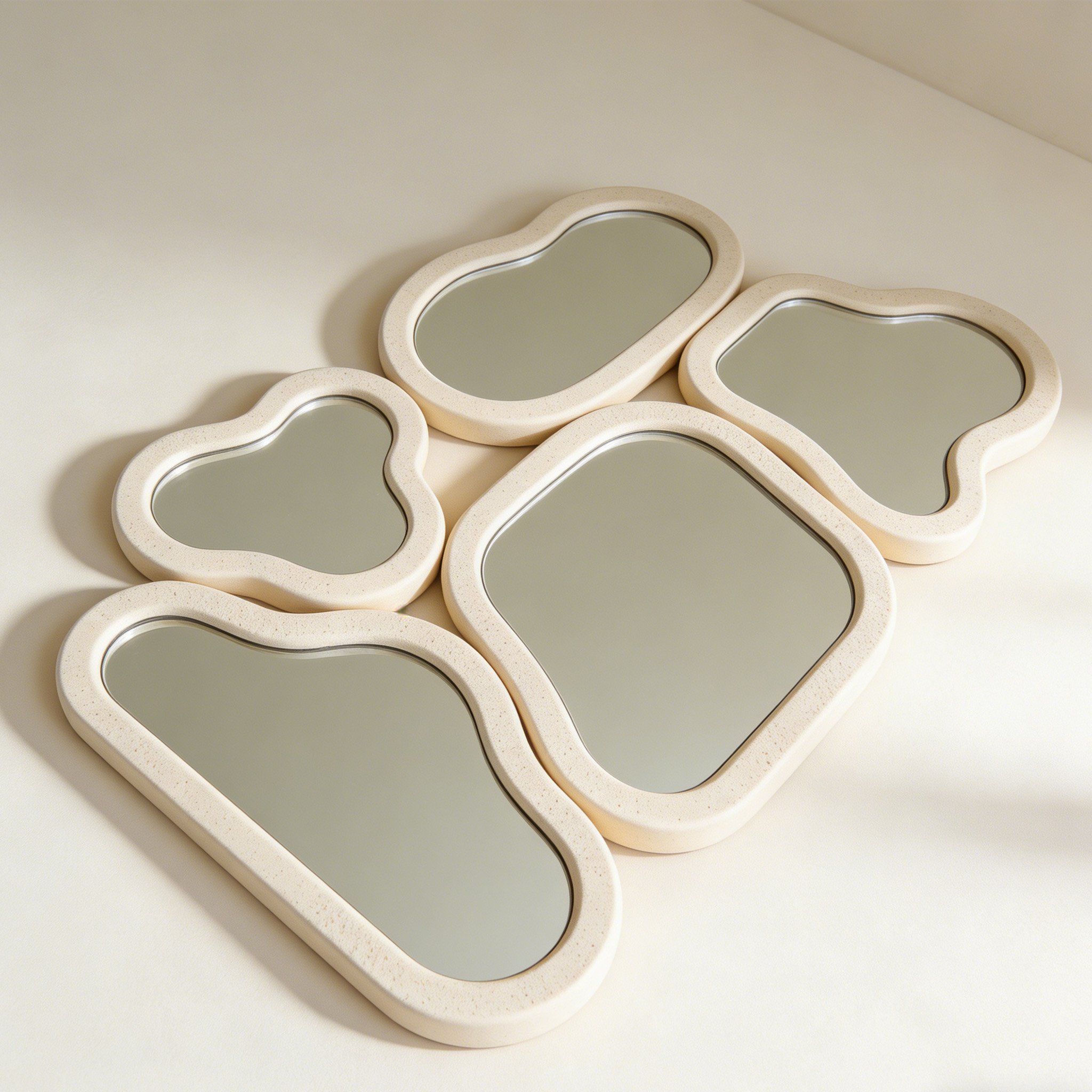 다기능 벽걸이 조립 거울 전체 모습