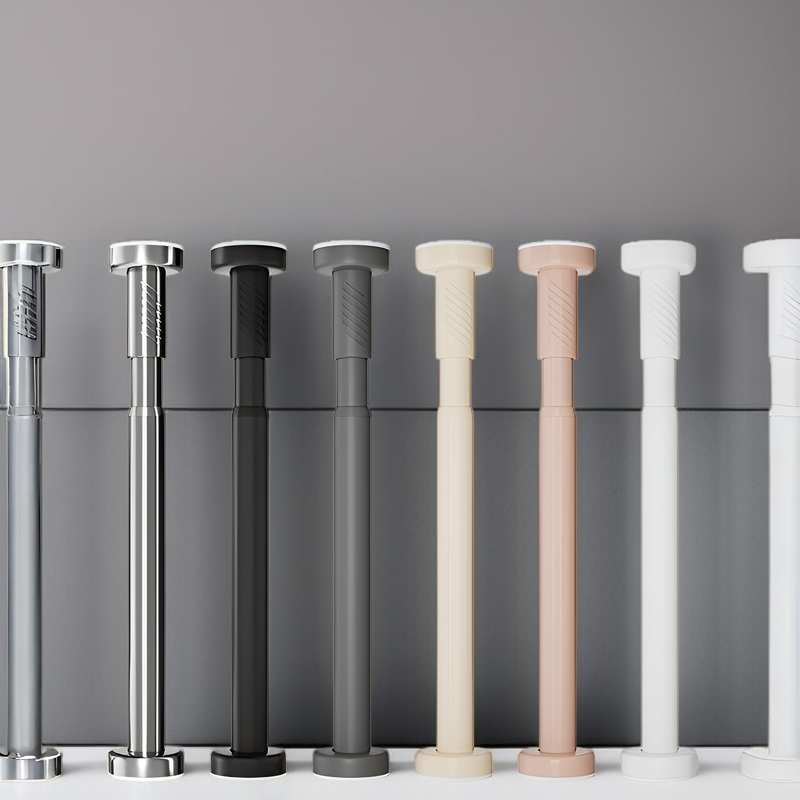 突っ張り棒カーテン・物干し・収納用（穴あけ不要）