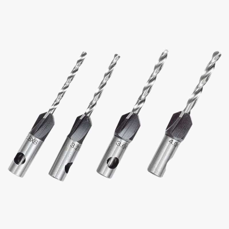 Broca avellanadora de cuatro filos con cabezal de aleación y orificio cónico JMY Woodworking Limited