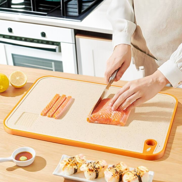 항균 곰팡이 방지 야채 도마 양면 두꺼운 갈라짐 방지 식품 등급 도마 은이온 항균 곰팡이 방지 도마