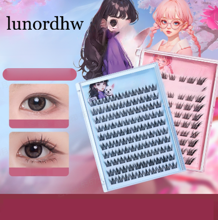 ขนตาปลอมบนและล่างแบบดัดธรรมชาติ ไม่ต้องใช้กาว (แพ็ค 5 คู่)