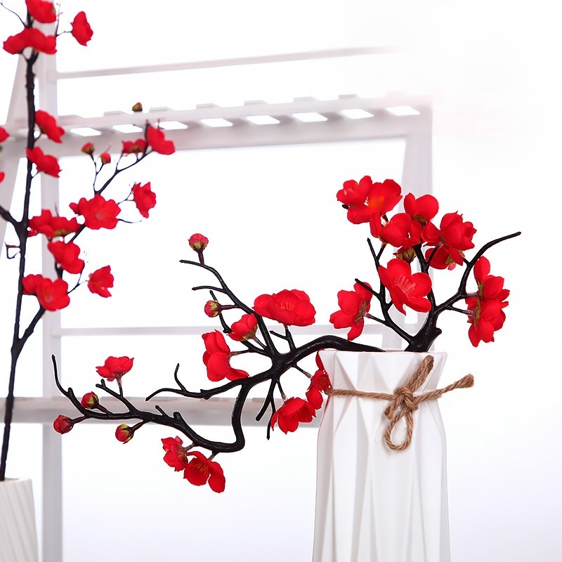 Artificial plum blossom branches