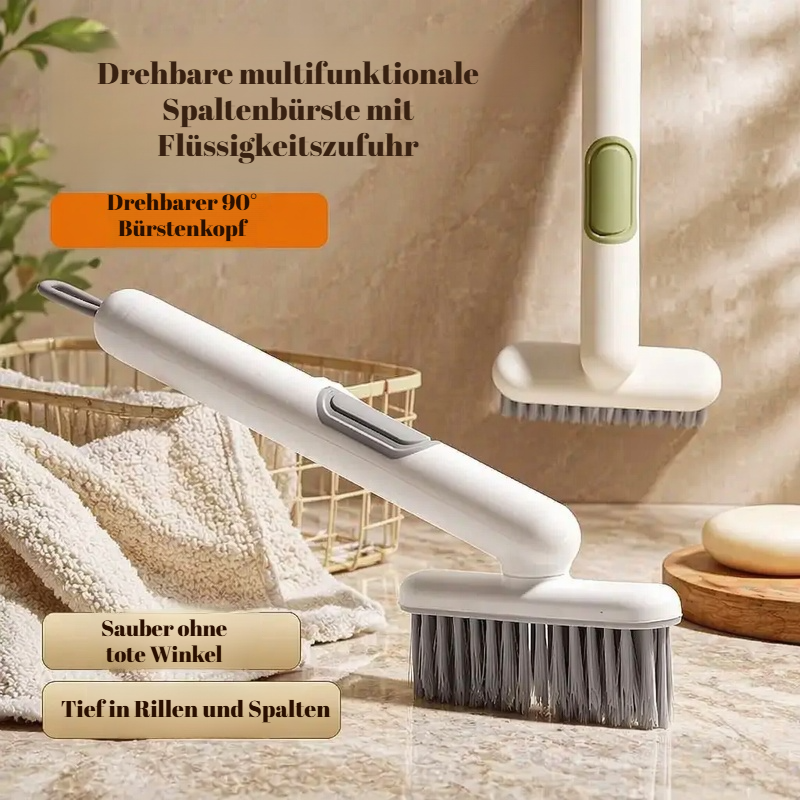 Rundum drehbare Fugenbürste mit Flüssigkeitszufuhr