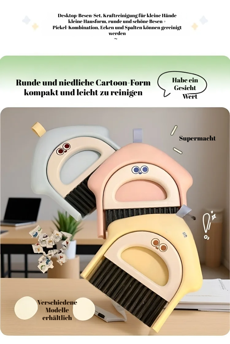 Handlicher Tastaturbesen für Haushalt und Büro