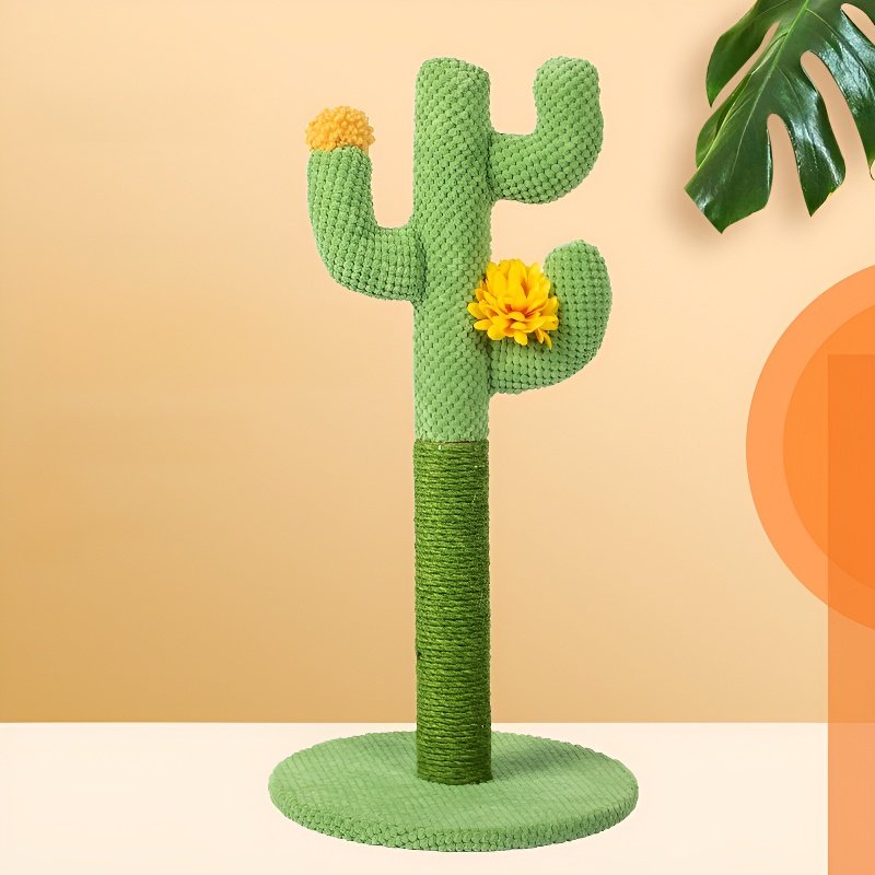 Tall Sisal Cactus Cat Scratcher Pet Supply