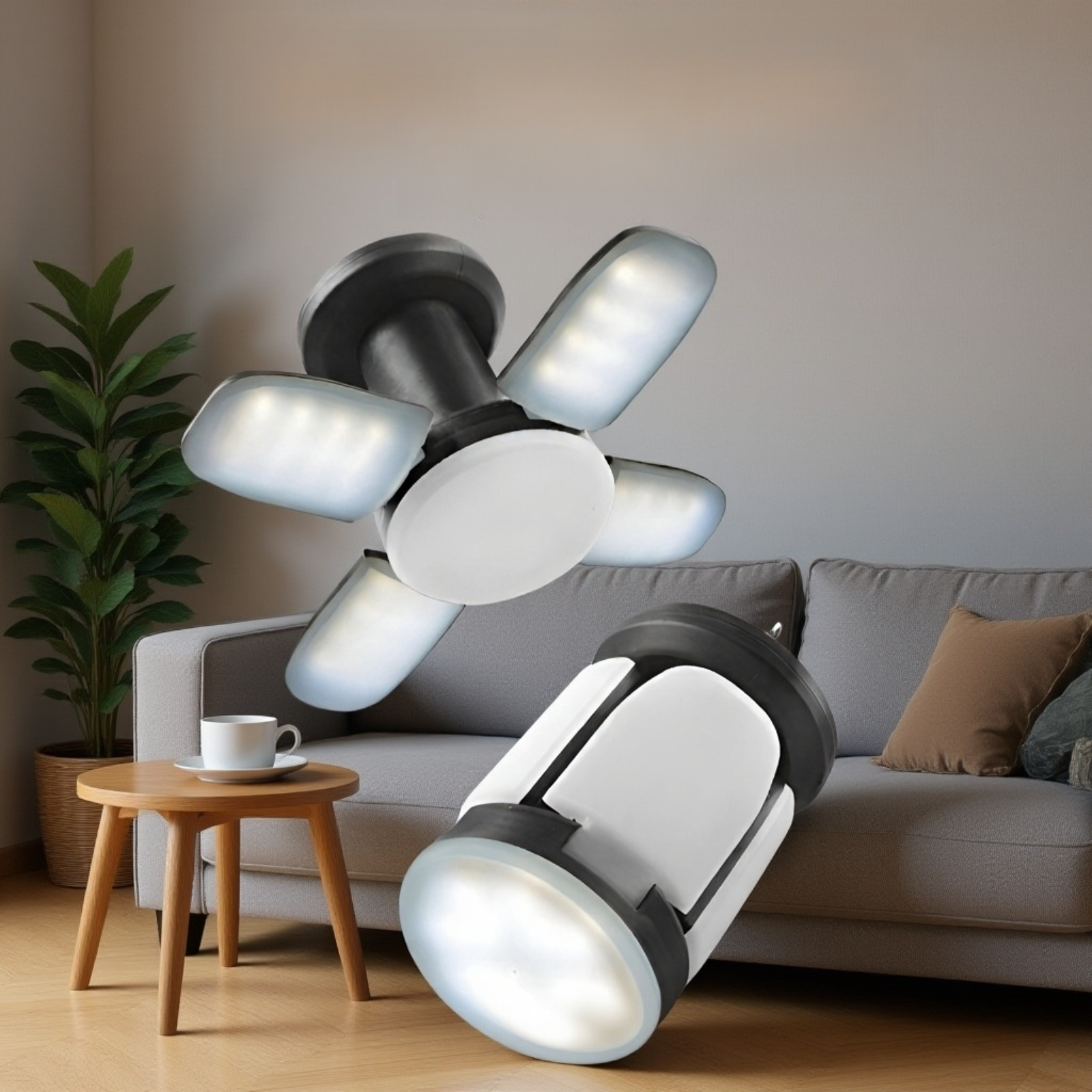 Waterproof design of Four-Panel Solar Charging Light in rainy weather