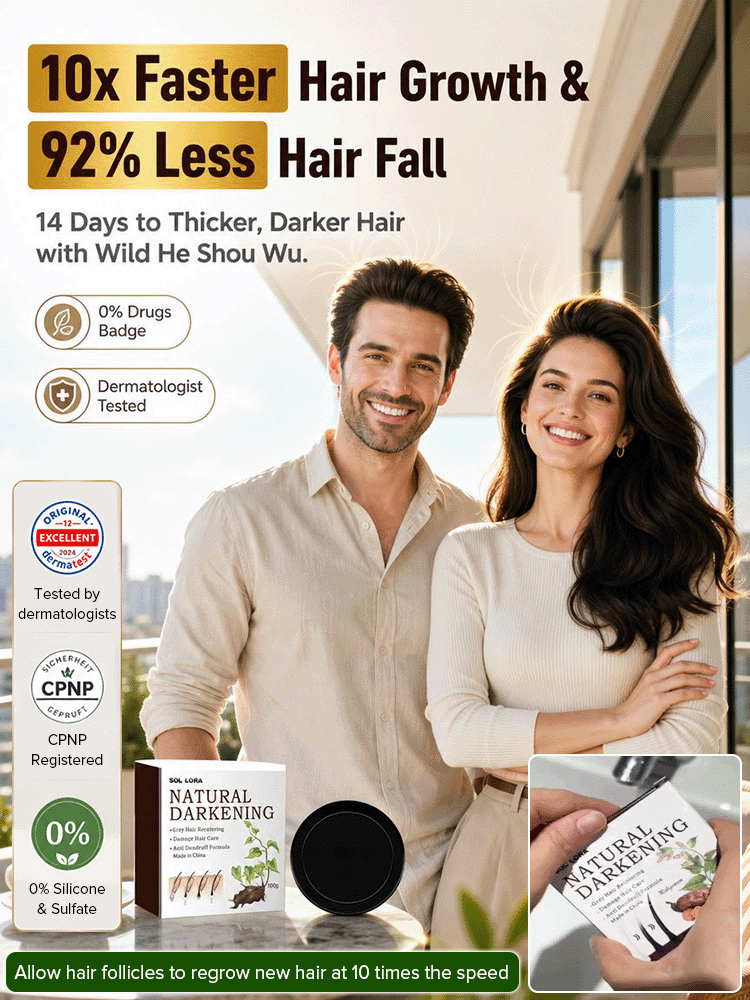 【10x Rapid Growth】Natural He Shou Wu Hair Growth Soap
