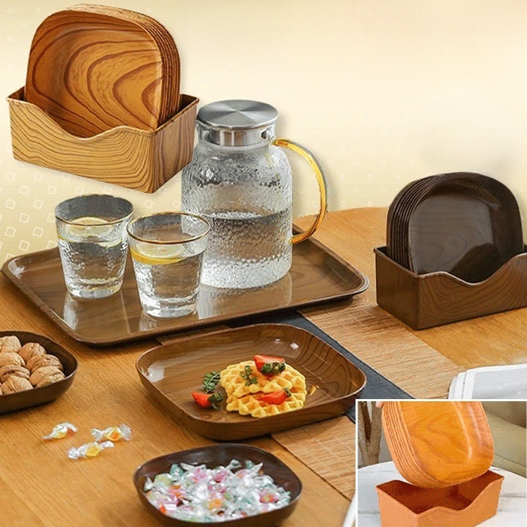 木製フルーツ＆スナックトレイ