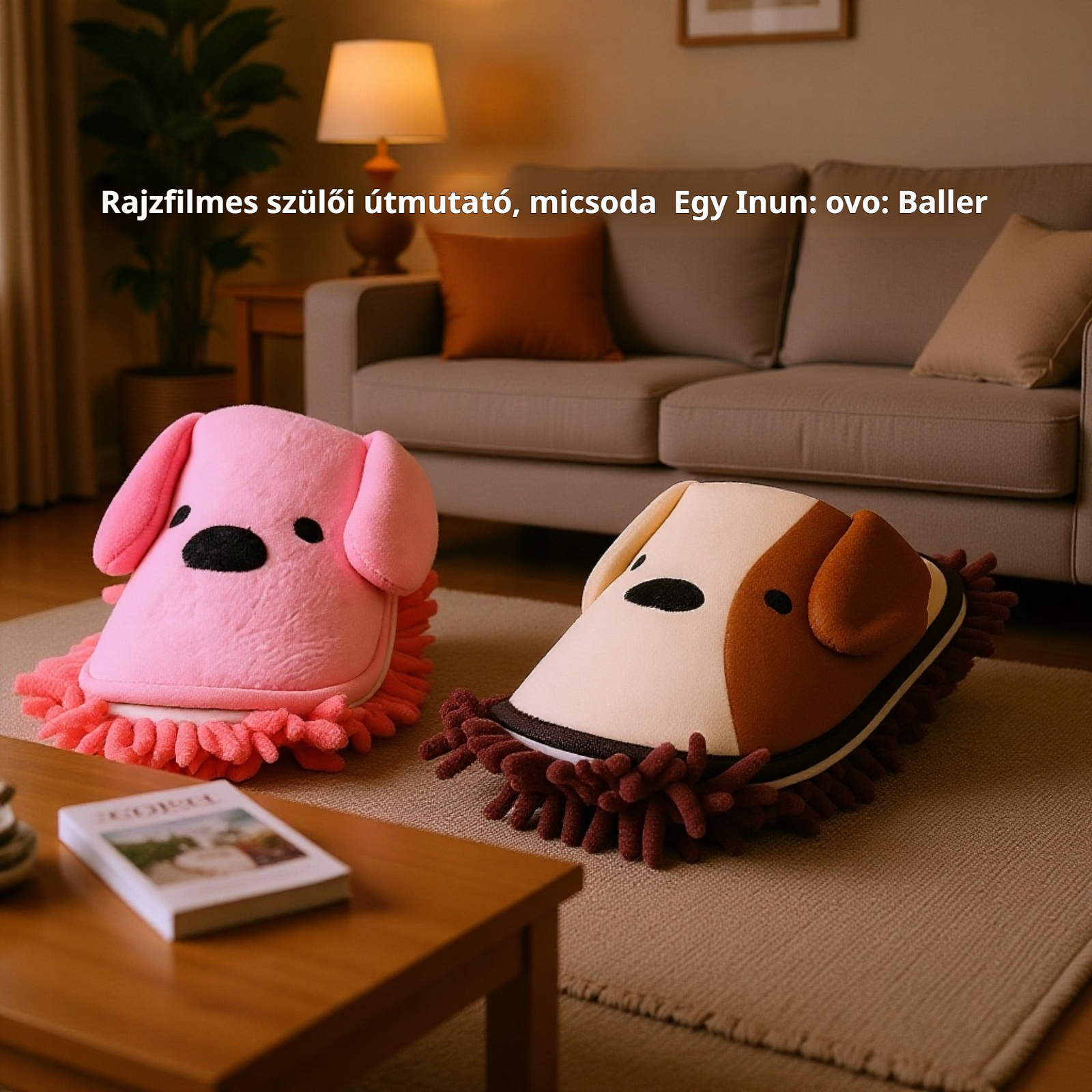 Téli, levehető, otthoni felmosó papucs, csendes beltéri használatra