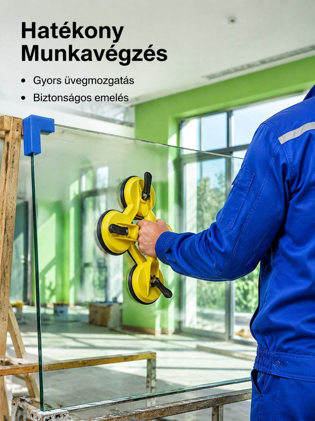Felújított, nagyobbított, megerősített sárga-fekete tapadókorong