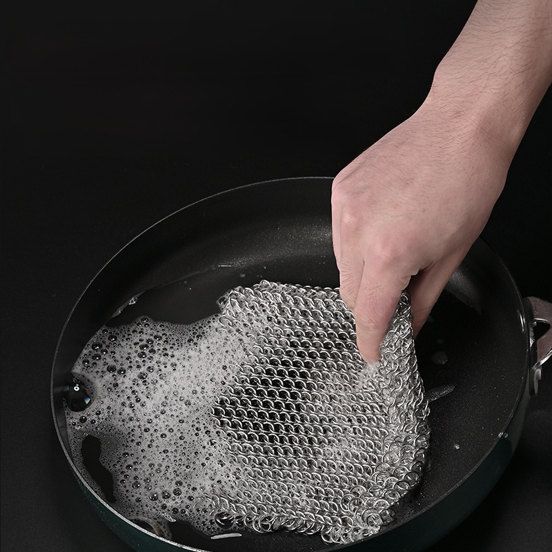 ลูกบอลทำความสะอาดครัวสแตนเลส