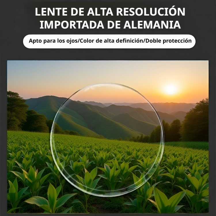 Gafas de lectura antifadiga sin marco con patillas de cuerno