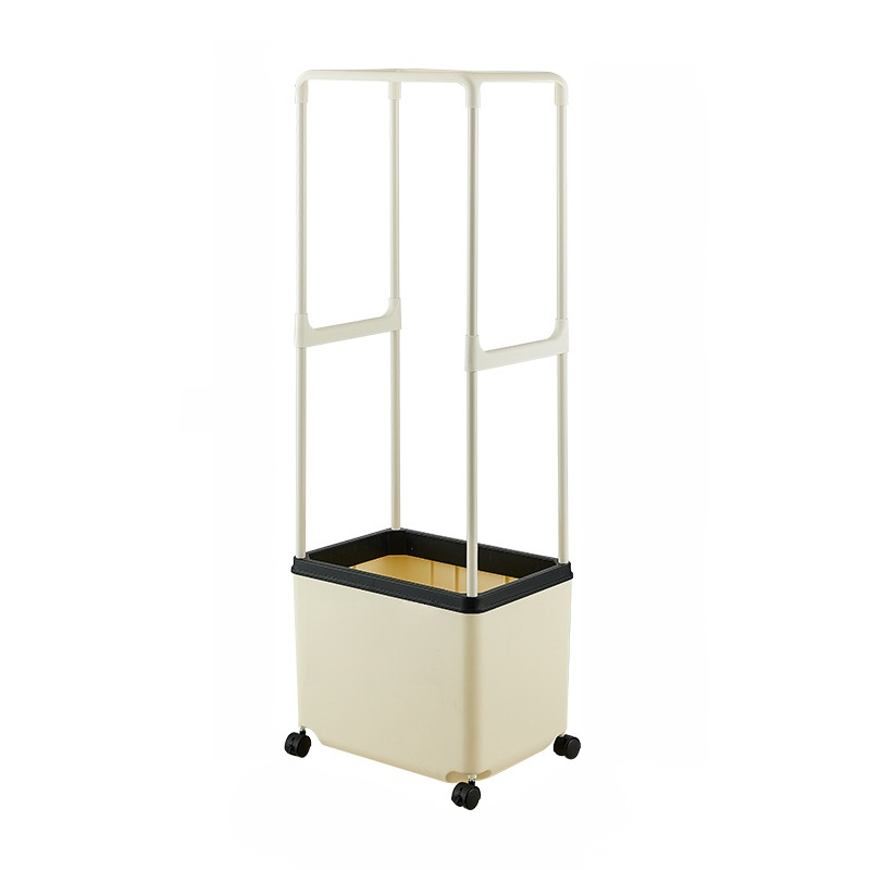 Rolling Bedside Clothing Organizer Rack