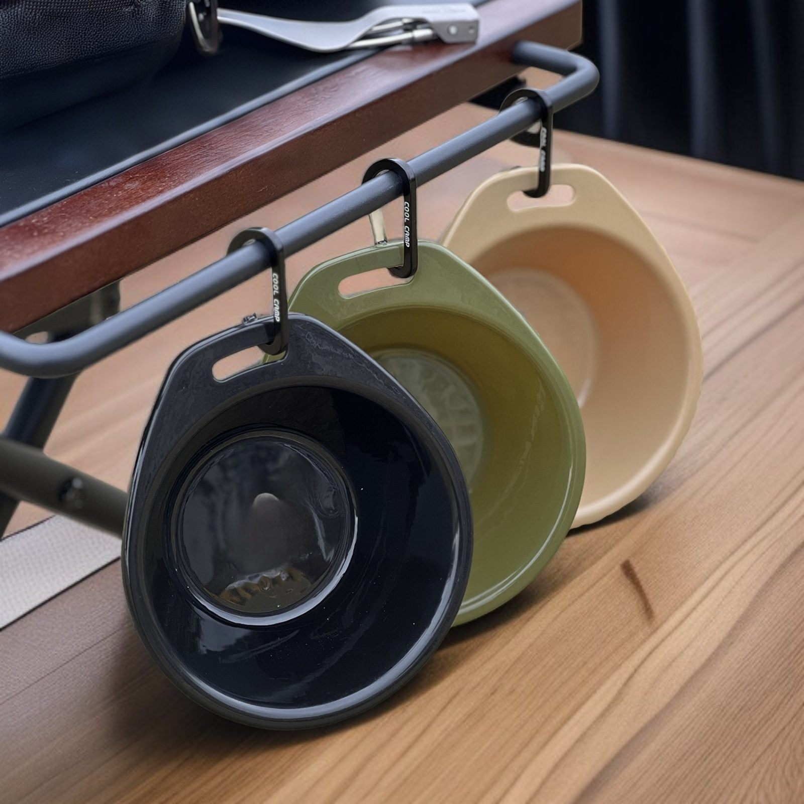 Portable outdoor camping bowl